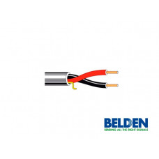 Cable Belden 2C/16AWG Multifilar Riser Gris 